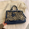 Leopard Clothing Leopard blue Leopard print shoulder handbags