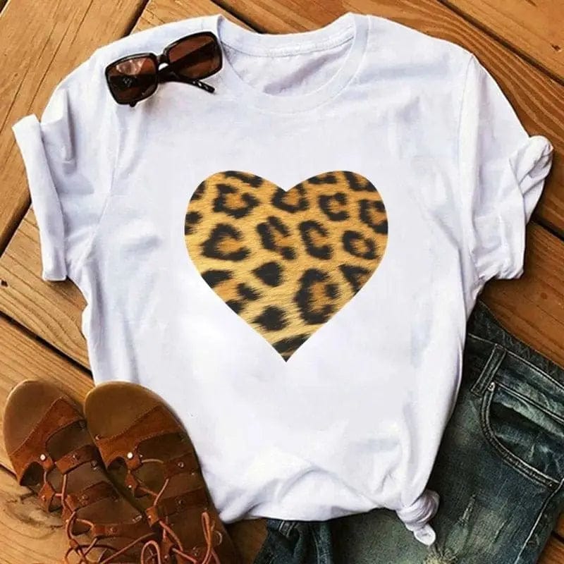 Leopard Clothing T Shirt S Leopard print t shirt