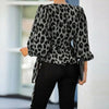 Leopard Clothing Chemisier Leopard print wrap blouse