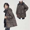 Leopard clothing Beige / S Leopard puffer coat
