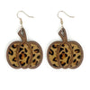 Leopard Clothing Leopard pumpkin earrings