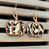 Leopard Clothing Leopard pumpkin earrings