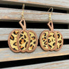 Leopard Clothing Leopard pumpkin earrings