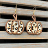 Leopard Clothing Leopard pumpkin earrings