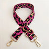 Leopard Clothing Pink / Gold Leopard purse strap