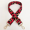 Leopard Clothing Red / Gold Leopard purse strap