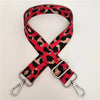 Leopard Clothing Red / Silver Leopard purse strap