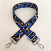 Leopard Clothing Classic Blue / Silver Leopard purse strap