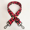 Leopard Clothing Red Leopard purse strap