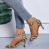 Leopard clothing Leopard sandals heels