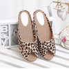 Leopard Clothing Mule Leopard slide mules