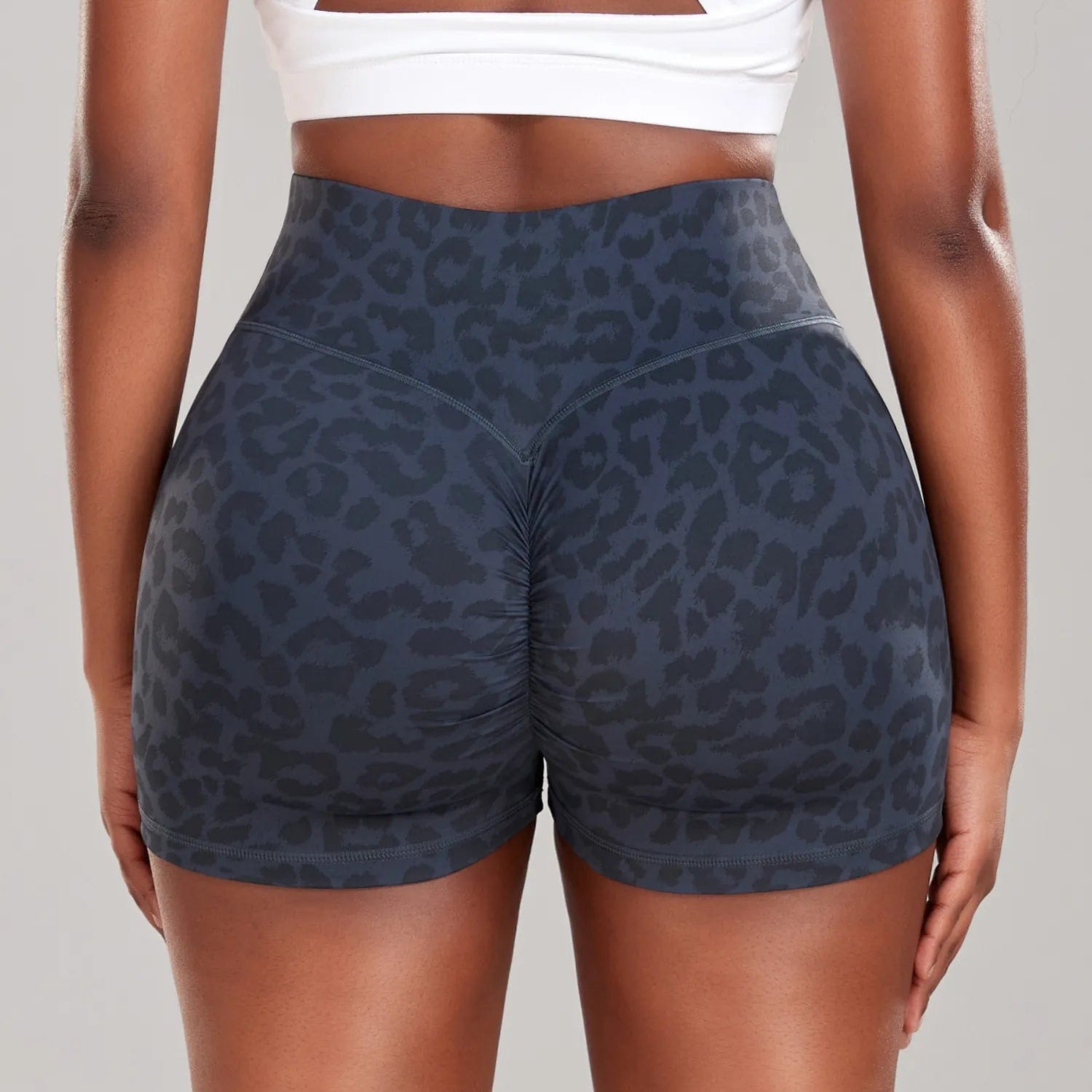 Leopard clothing Leopard spandex shorts