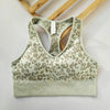 Leopard Clothing green / S Leopard sports bra