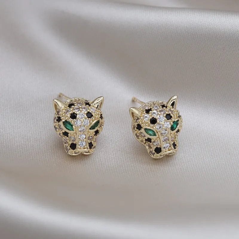 Leopard Clothing Leopard stud earrings