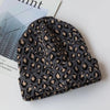 Leopard Clothing Dark gray Leopard winter cap