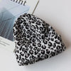 Leopard Clothing White Leopard winter cap