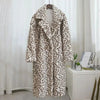 Leopard Clothing Manteaux White / XS Long leopard coat