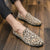 Men's cheetah print loafers