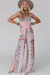Leopard clothing Pink leopard jumpsuit