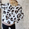 Leopard Clothing Pull Pull Motif Léopard Blanc