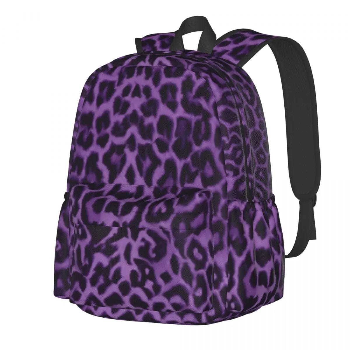 Leopard clothing Purple / 16x28x17cm Purple Leopard Backpack