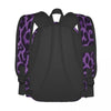 Leopard clothing Purple / 16x28x17cm Purple Leopard Backpack