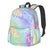 Rainbow leopard print backpack