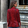 Leopard Clothing Blazer Red leopard blazer