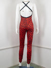 Leopard clothing Red Leopard Jumpsuit