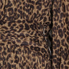 Leopard Clothing Robe Robe Léopard en Mousseline