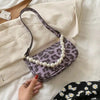 Leopard Clothing Sac Sac Léopard Épaule Violet