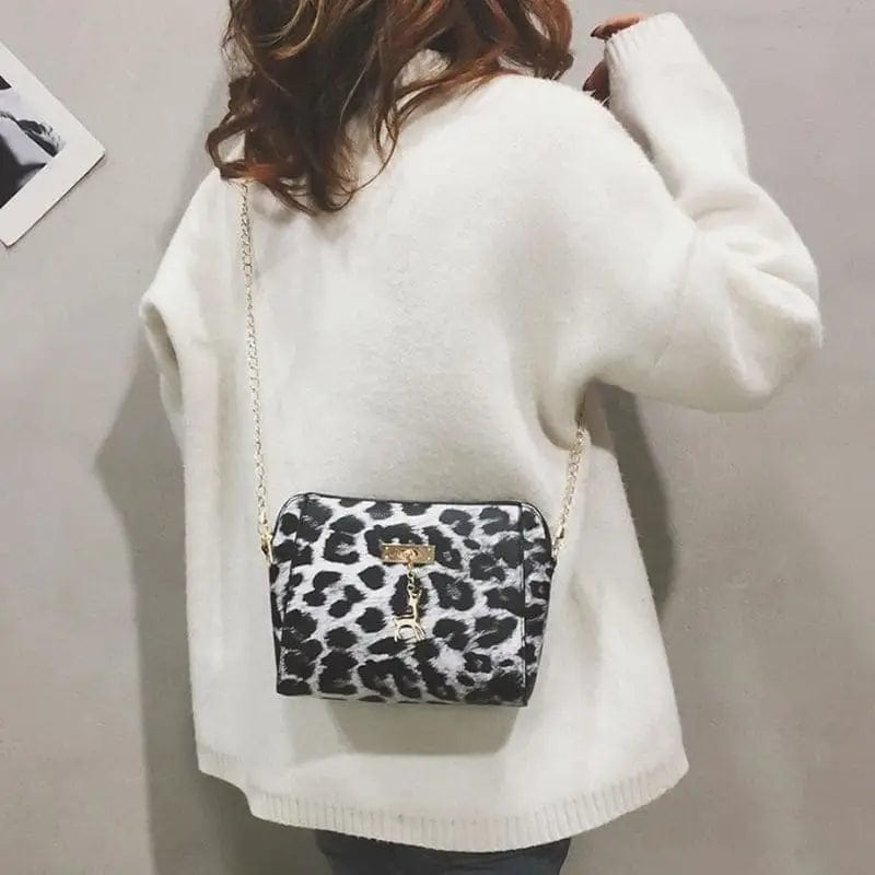 Leopard Clothing Sac Snow leopard purse