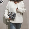 Leopard Clothing Sac Snow leopard purse