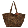 Leopard Clothing Brown / 60x34x19cm Vintage leopard handbag