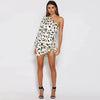 Leopard Clothing Robe White Leopard Print Mini Dress