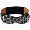 Leopard Clothing Ceinture Grey Wide cheetah belt