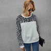 Leopard clothing WHITE Sweater / S Women's cheetah print sweater