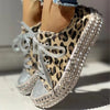 Leopard Clothing Basket Womens animal print shoes