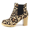 Leopard Clothing Bottine 4 Womens leopard print booties