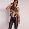 Leopard Clothing Haut Womens leopard print top